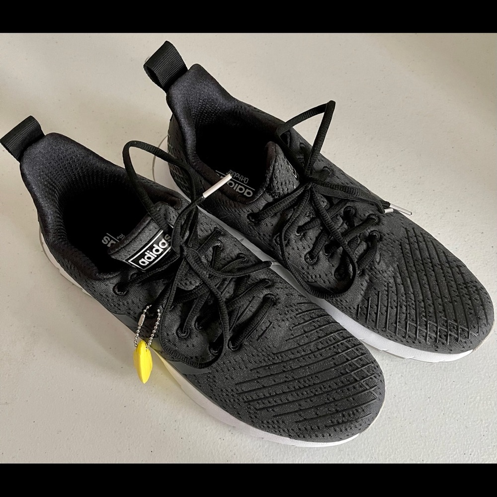 Adidas Asweego Running Shoe Black Gray Size 10 New